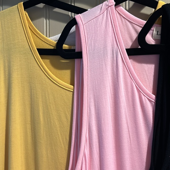 LOT OF SEVEN LARACE Sleeveless Tunic Casual Swing Shirts - SIZE 2X NEVER WORN - Picture 5 of 15